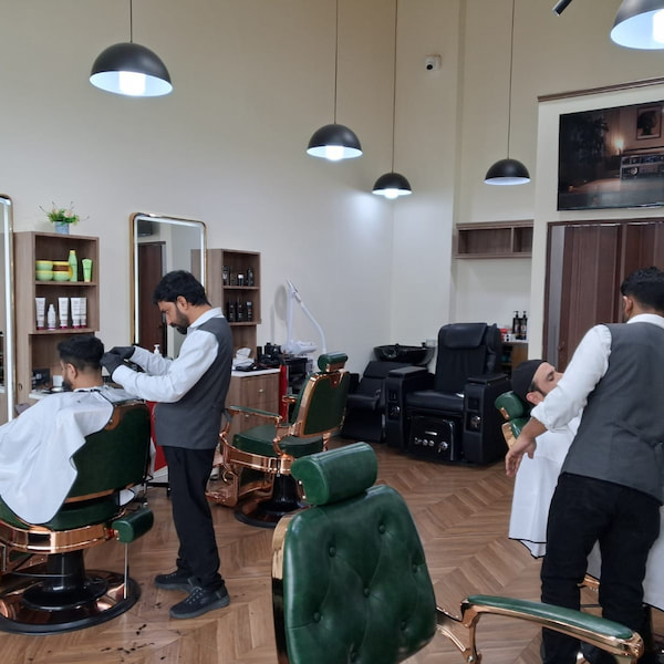 Busy salon