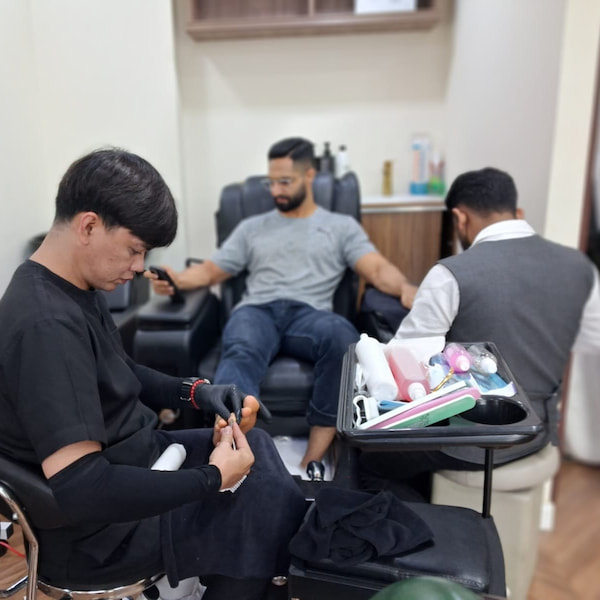 Manicure and pedicure