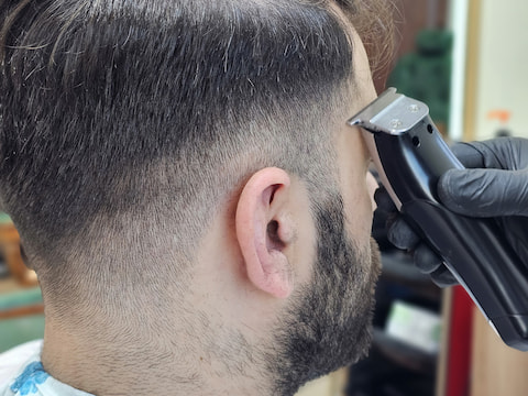 Precision fade haircut